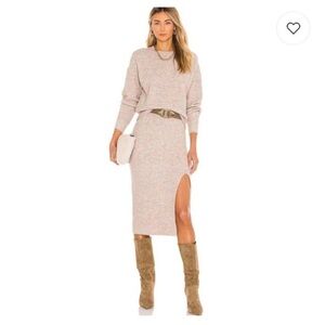 Heartloom pastel sweater and Pencil Skirt set